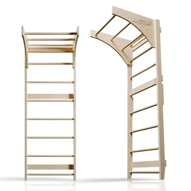 juskys-sprossenwand-f-r-erwachsene-aus-holz-kletterwand-fitnessger-t image 1