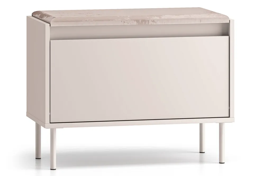 selsey-dioce-schuhschrank-mit-klappe-und-sitzfl-che-69-cm-kaschmir image 1