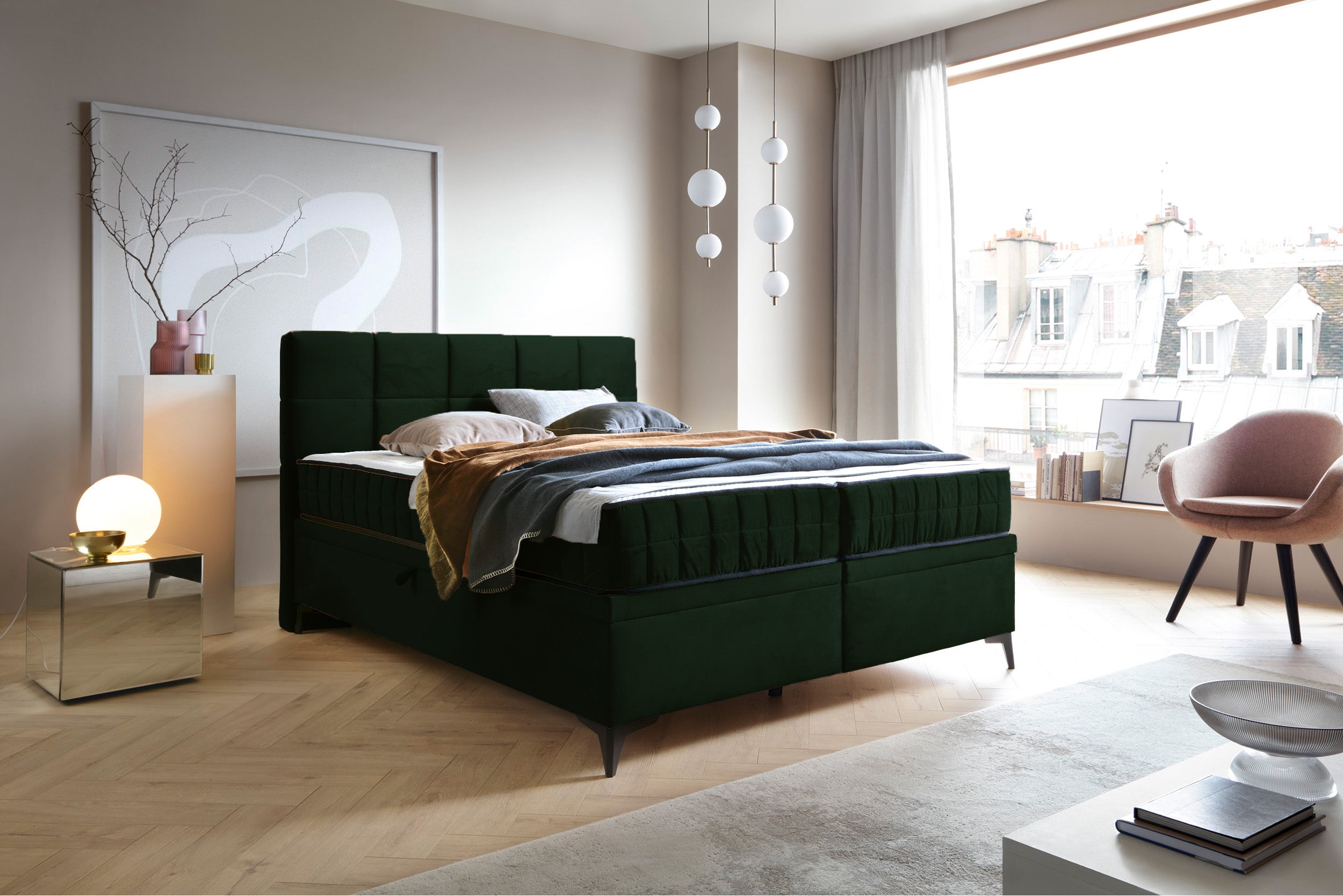 selsey-beriano-kontinentales-bett-160x200-cm-mit-stauraum-und-matratze-flascheng image 2