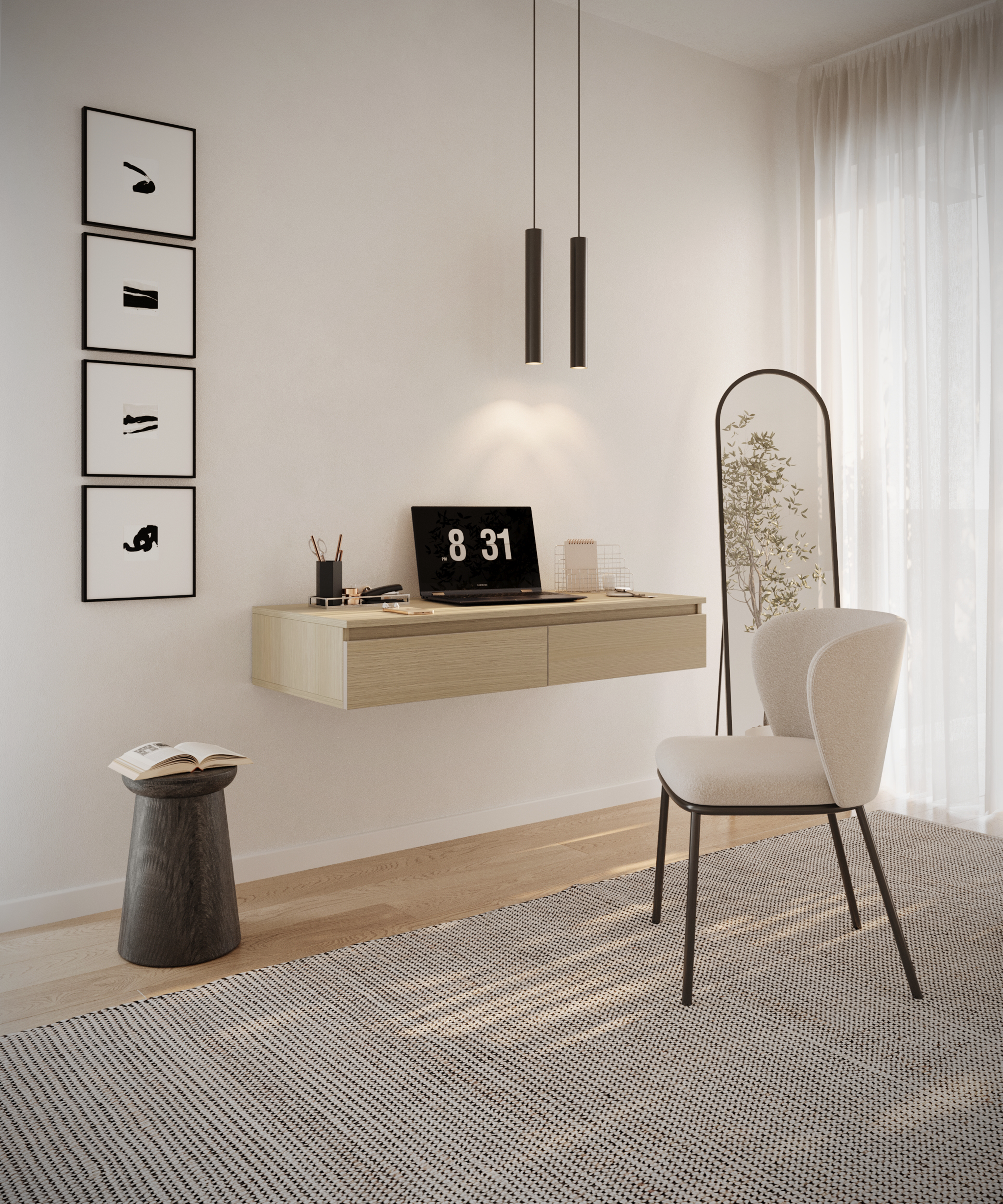 selsey-bemmi-h-ngender-schminktisch-mit-schubladen-120-cm-lindberg-eiche image 2