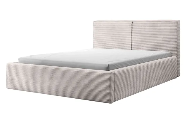 selsey-farese-gepolstertes-bett-160x200-cm-dunkelbeiger-cord-mit-stauraum-gasdru image 1