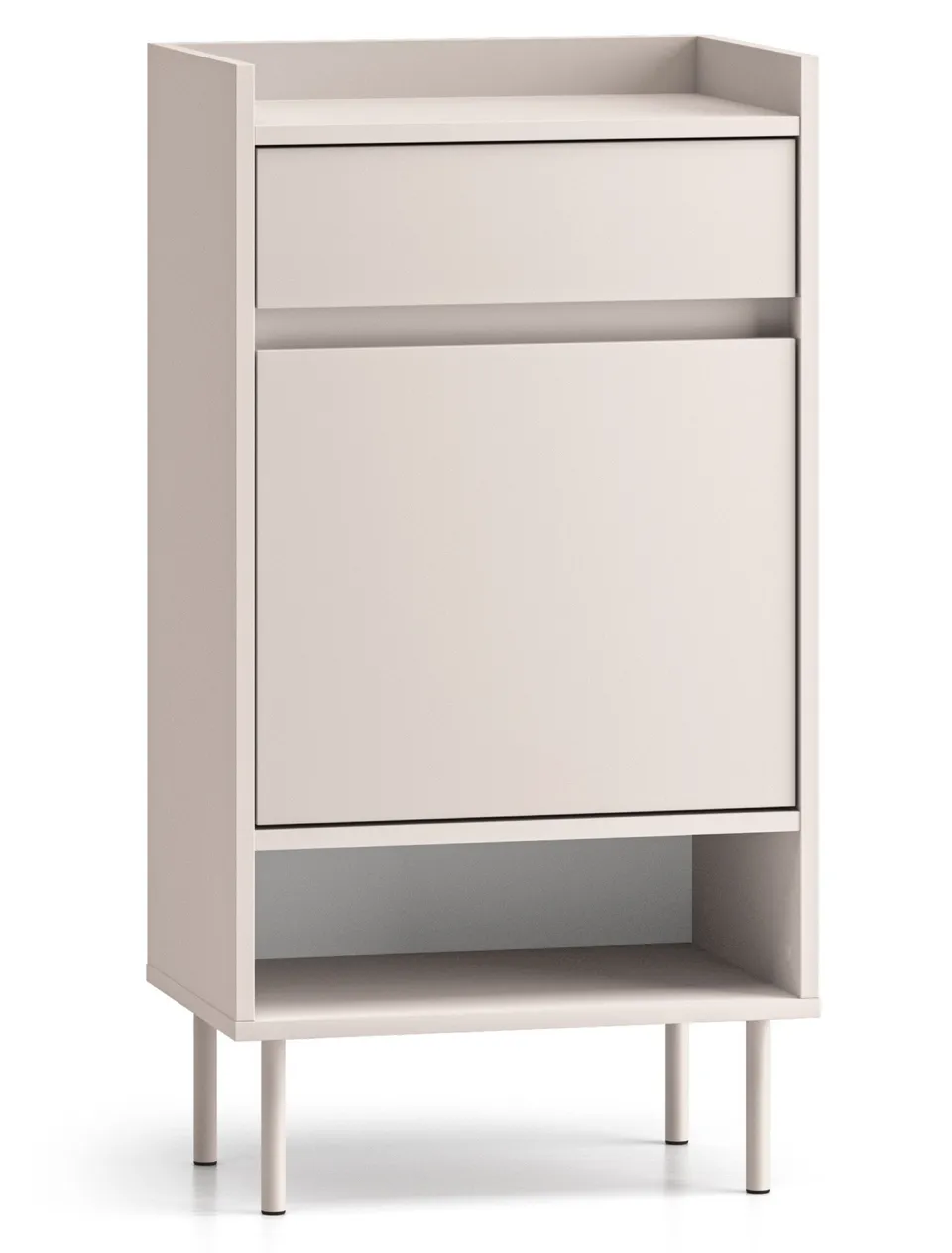 selsey-dioce-schuhschrank-eint-rig-mit-schublade-50-cm-kaschmir image 1