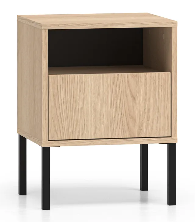 selsey-barnee-nachttisch-40-cm-lindberg-eiche-mit-nische-und-schublade image 1
