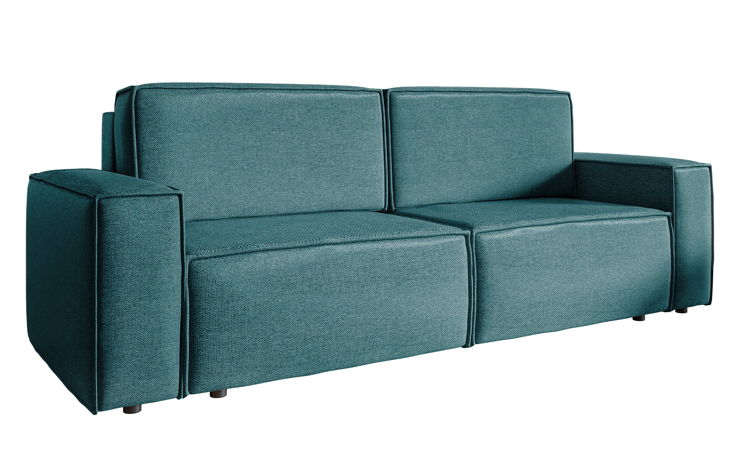 selsey-copertino-dreisitziges-schlafsofa-marine-blattgeflecht-leicht-zu-reinigen image 4