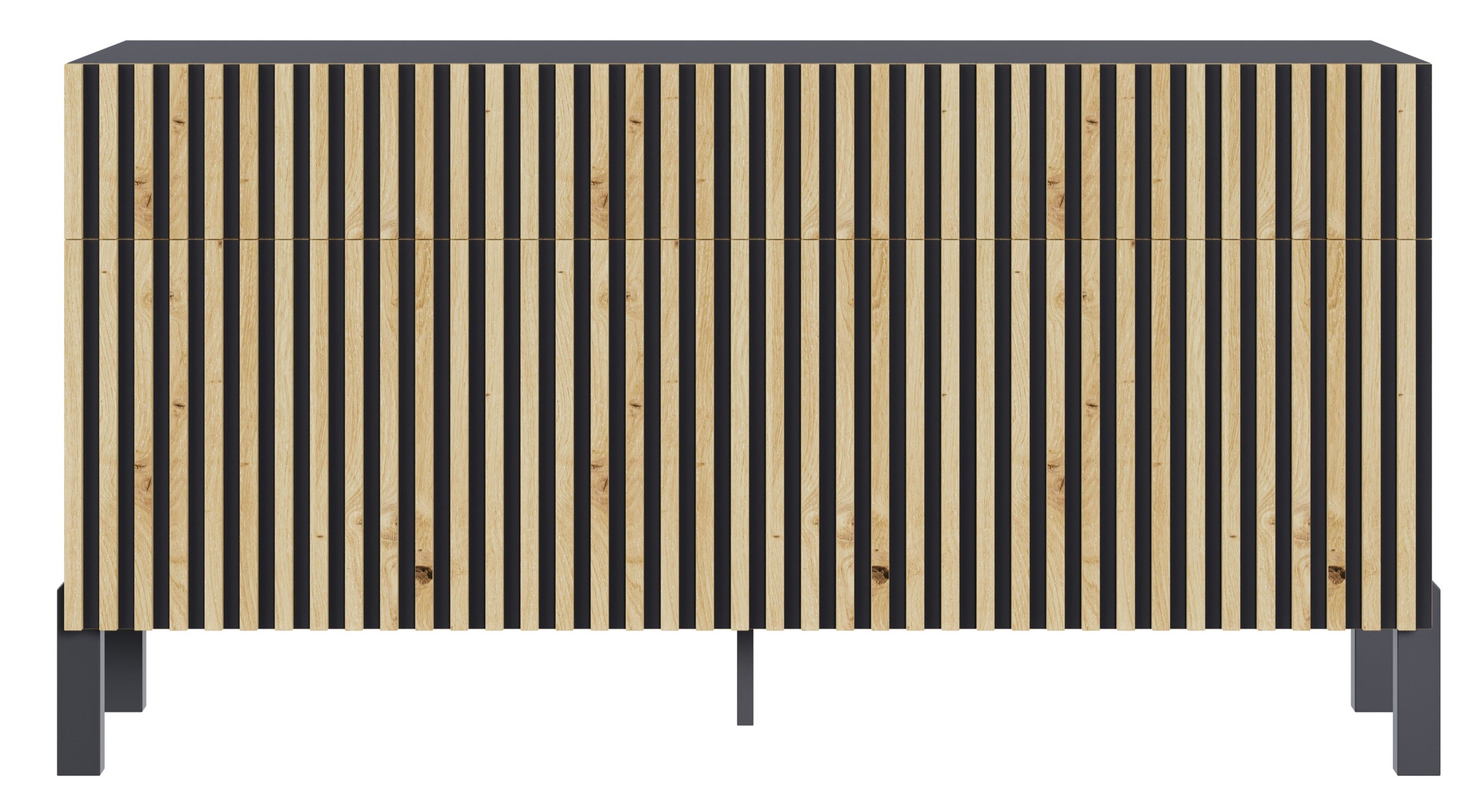 selsey-telire-dreht-r-kommode-154-cm-schwarz-artisan-eiche image 5