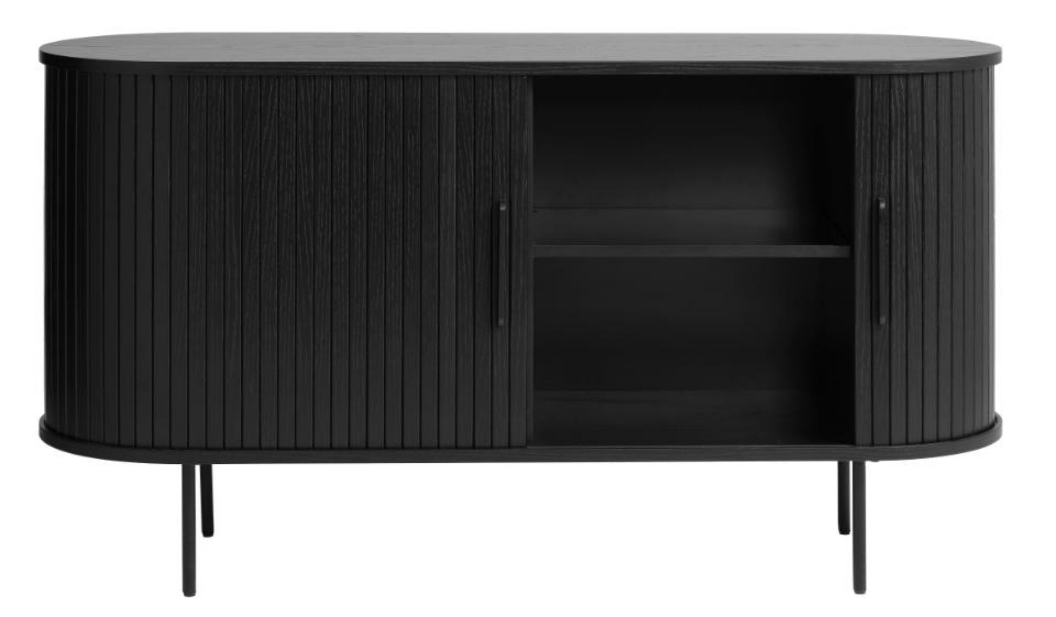 selsey-gativel-kommode-140x76-cm-lamellen-eiche-schwarz image 6