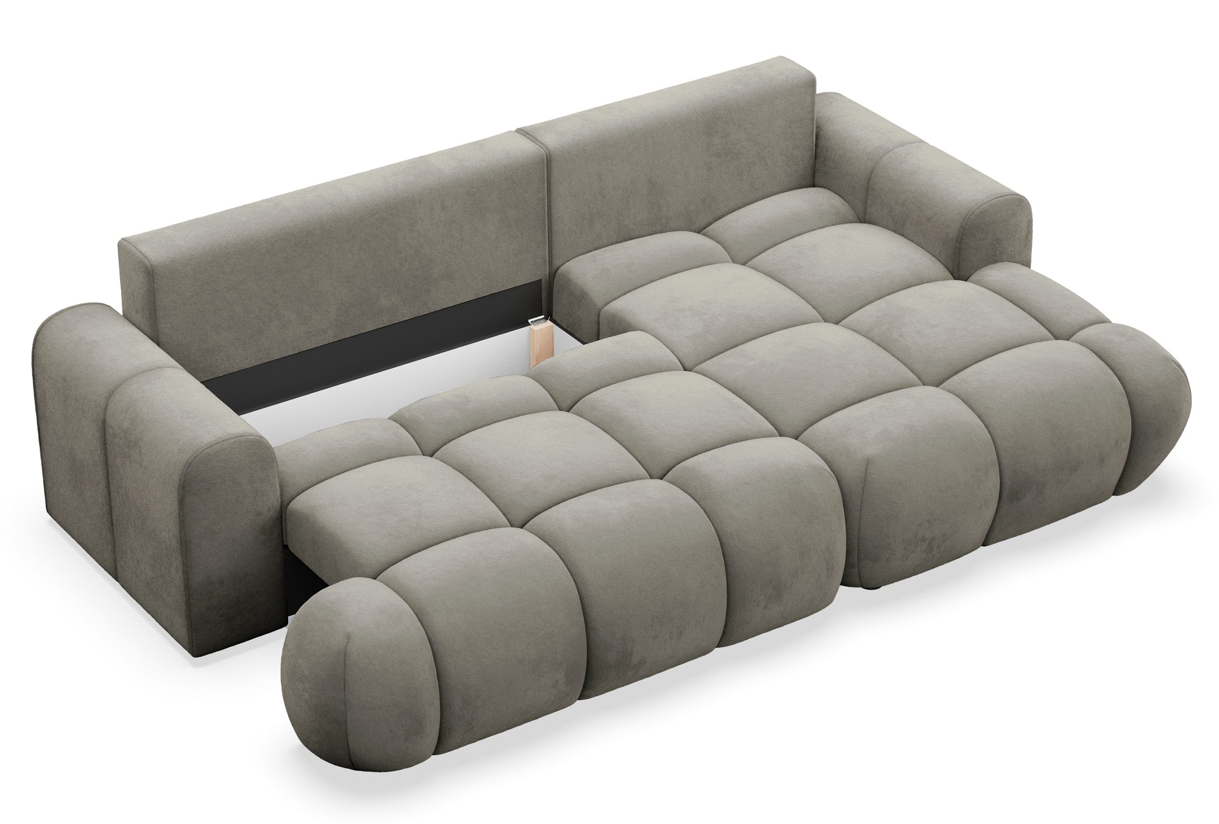 selsey-ombo-mini-ecksofa-mit-schlaffunktion-rechts-l-form-graubraun-velours image 3