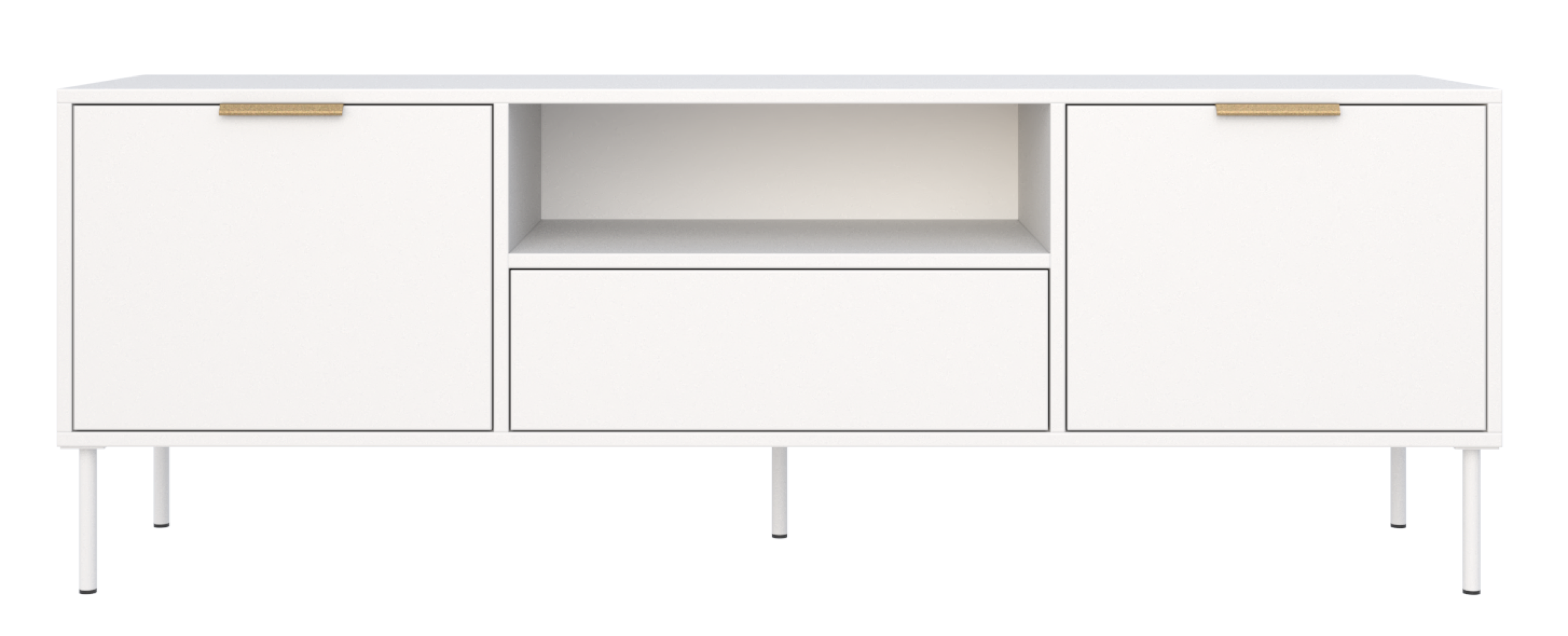 selsey-vena-tv-schrank-160-cm-zweit-rig-mit-schublade-wei image 5