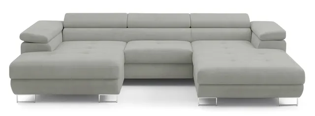 selsey-nollia-ecksofa-u-form-links-mit-schlaffunktion-und-stauraum-hellgrauer-bo image 1