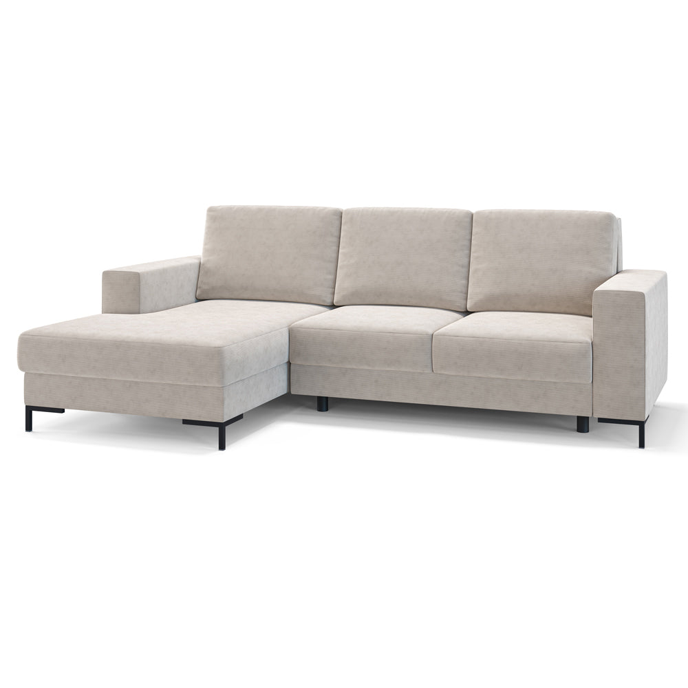 selsey-mokpeo-ecksofa-l-links-mit-schlaffunktion-beige-cordstoff-2x-stauraum image 3