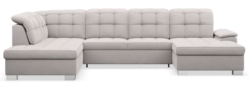 selsey-jamaal-ecksofa-u-form-rechts-mit-schlaffunktion-und-stauraum-hellgrau-sam image 1