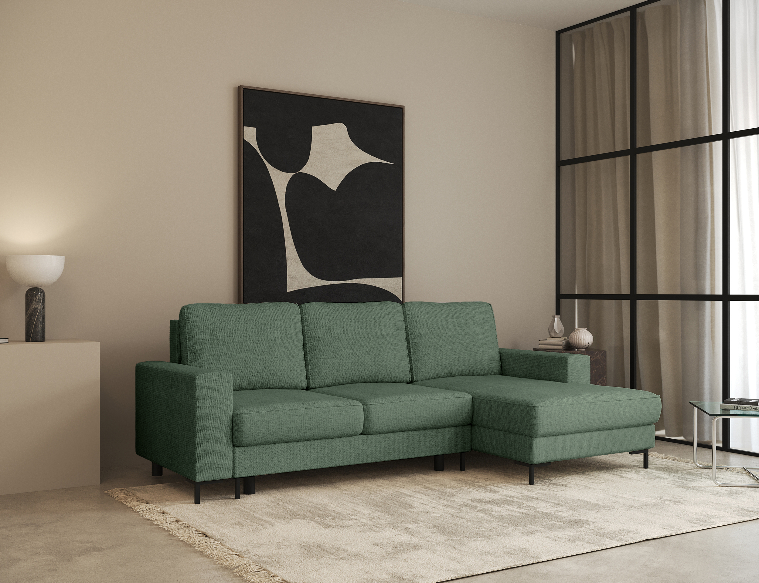 selsey-mokpeo-ecksofa-mit-schlaffunktion-l-form-rechts-salbeigr-n-chenille image 2