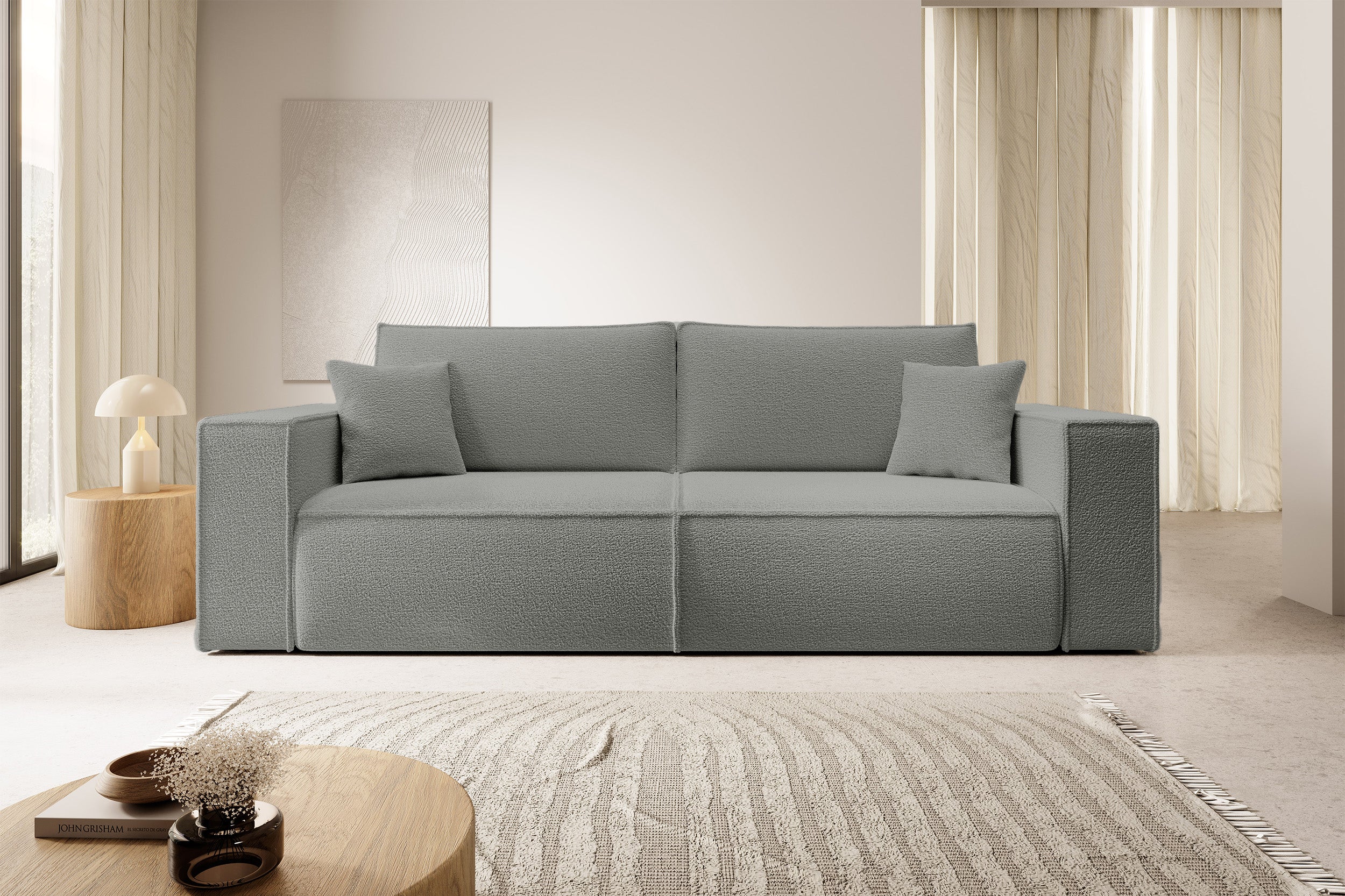 selsey-farese-dreisitziges-schlafsofa-ausklappbar-mit-stauraum-boucl-grau image 3