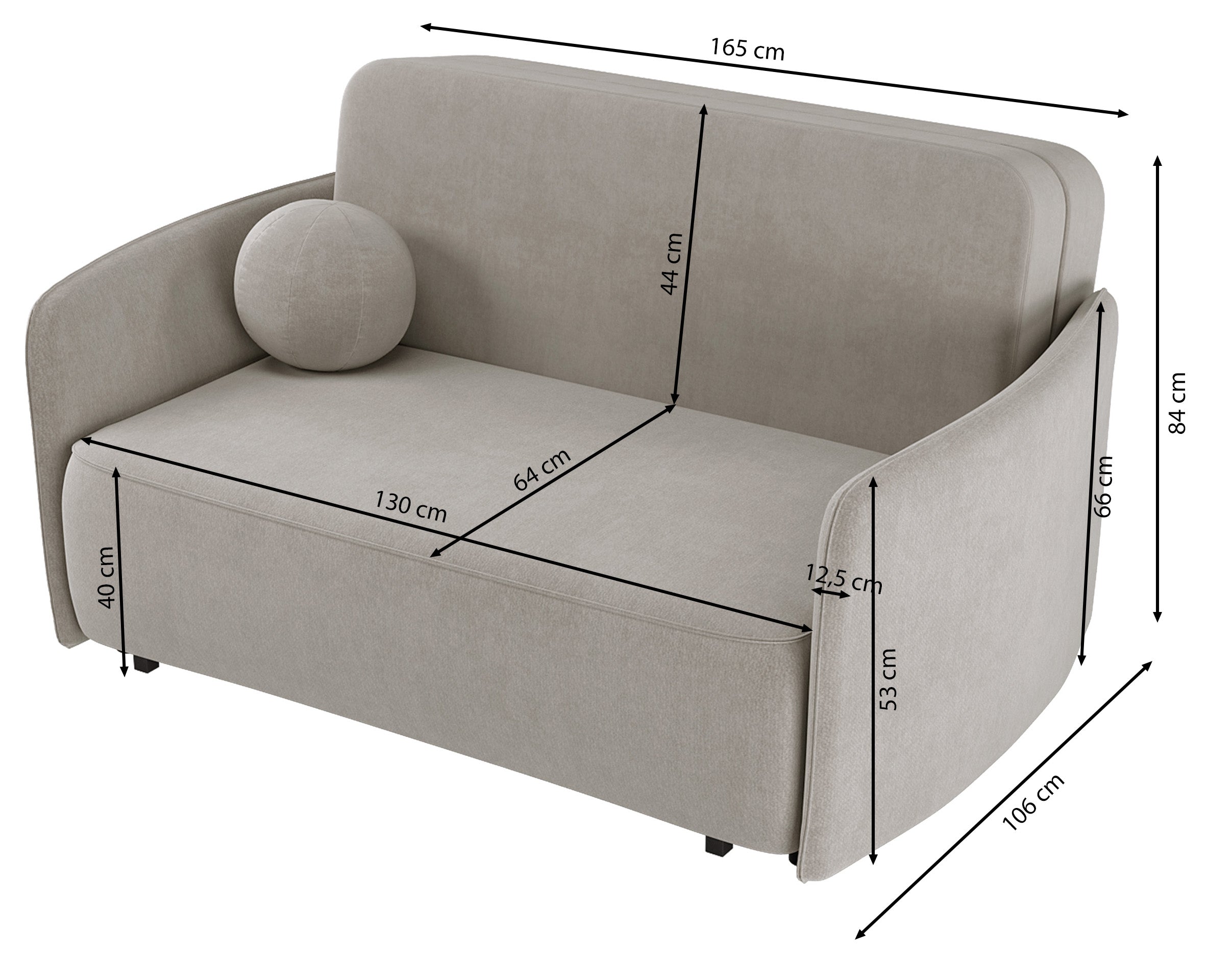 selsey-paxi-ausziehbares-zweiersofa-165-cm-mit-stauraum-hellgrau-chenille image 7