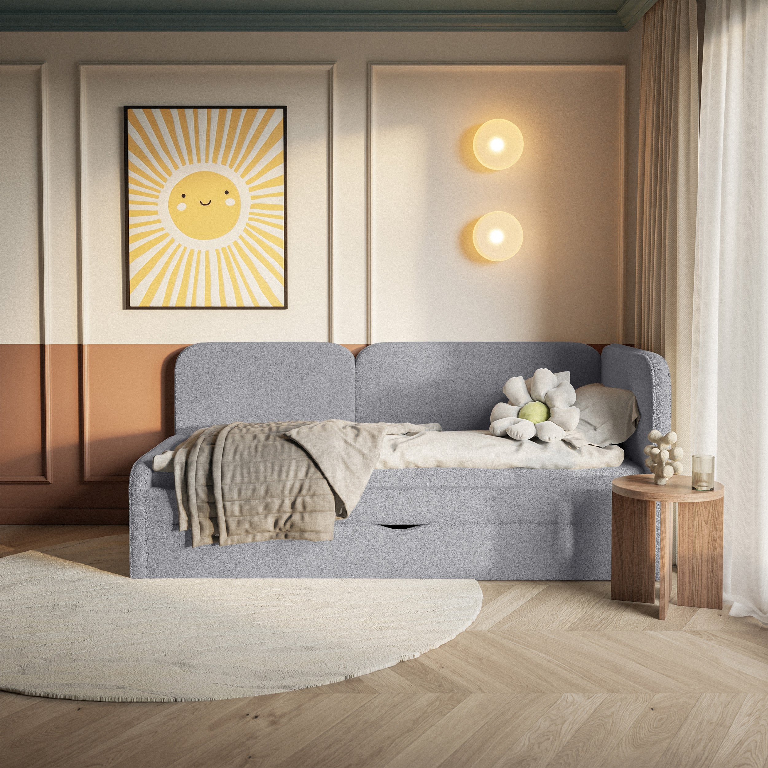 selsey-cuddy-jugendbett-90x200-cm-rechts-mit-matratze-grau-pl-sch image 3