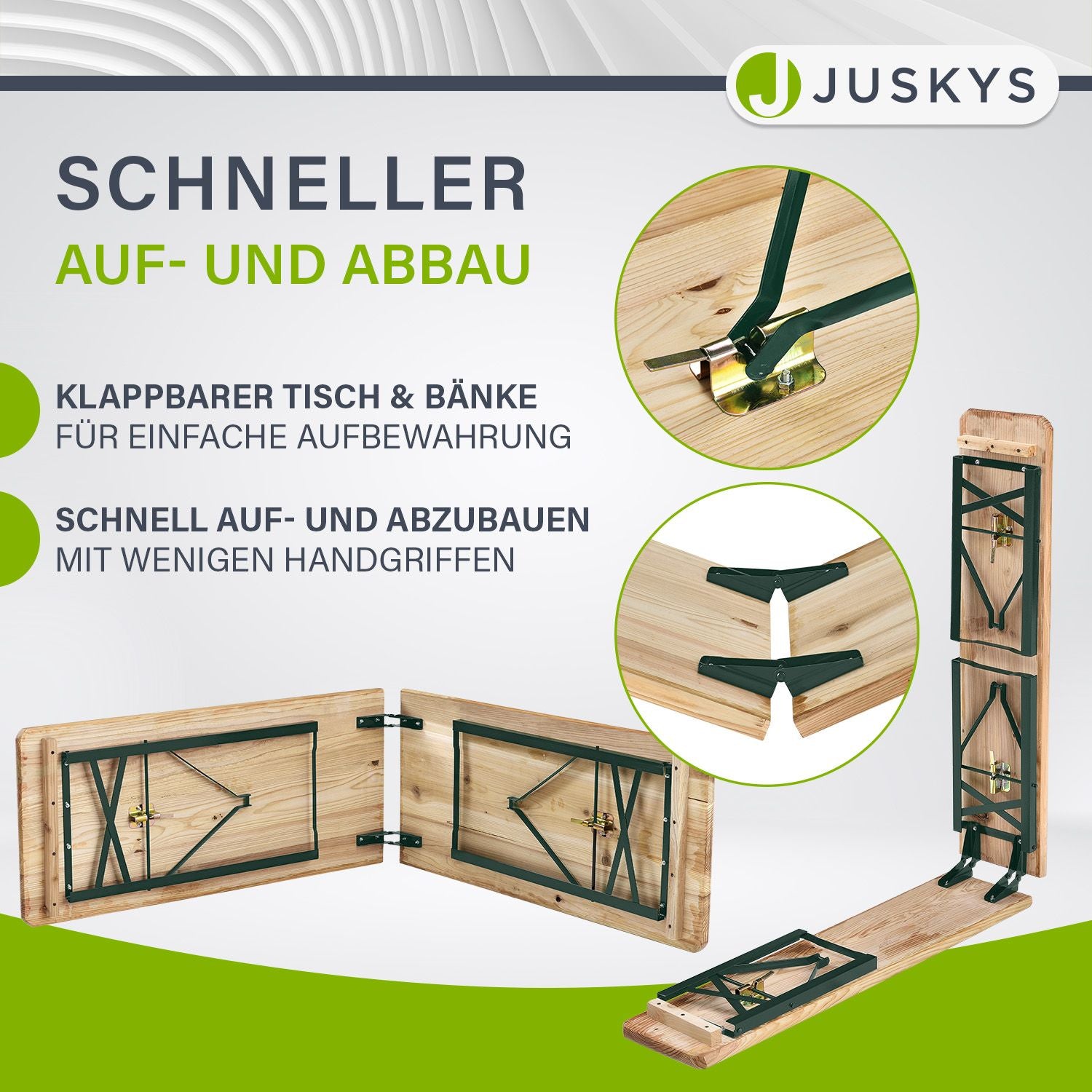 juskys-bierzeltgarnitur-passau-220-cm-tannenholz-klappbar-natur image 7