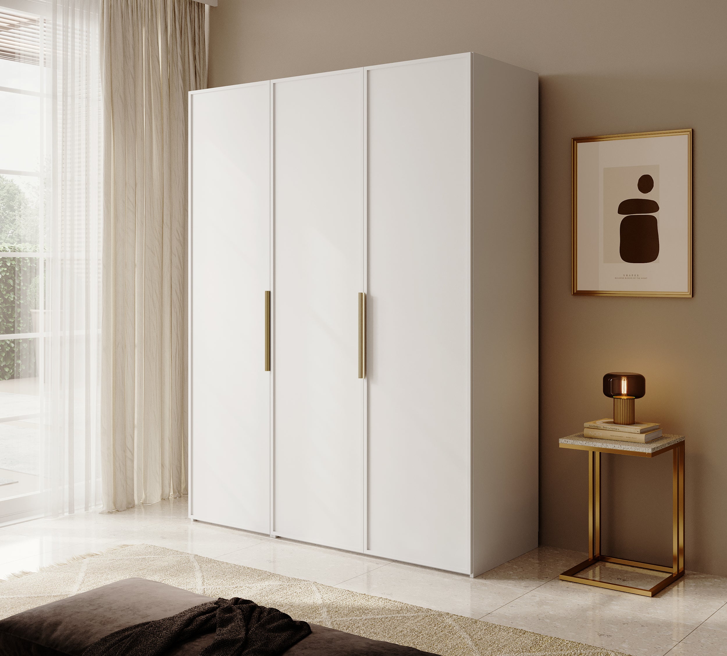 selsey-frame-dreht-renschrank-3-t-rig-150-cm-wei-mit-zwei-kleiderstangen image 2
