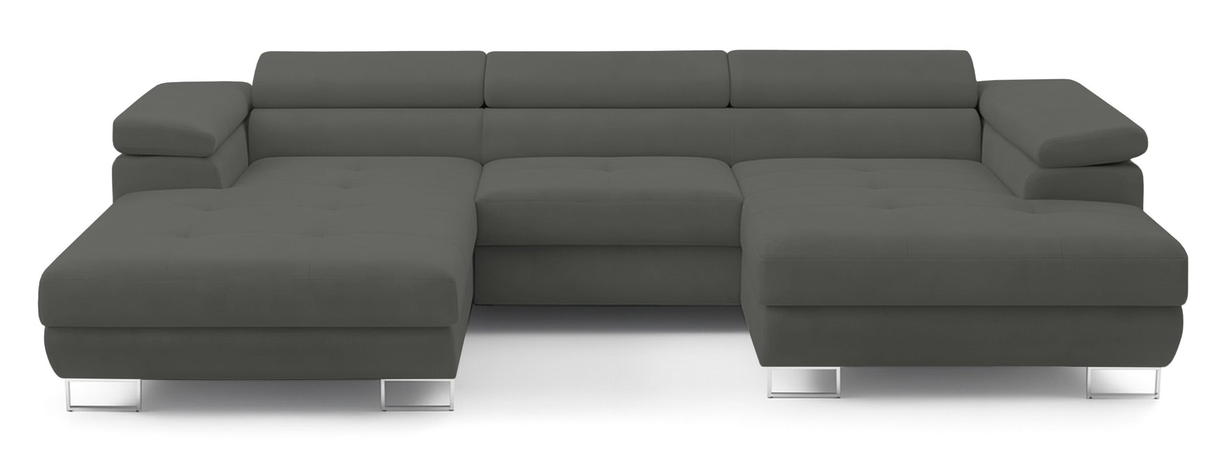 selsey-nollia-ecksofa-u-form-rechts-mit-schlaffunktion-dunkelgrau-boucl image 1