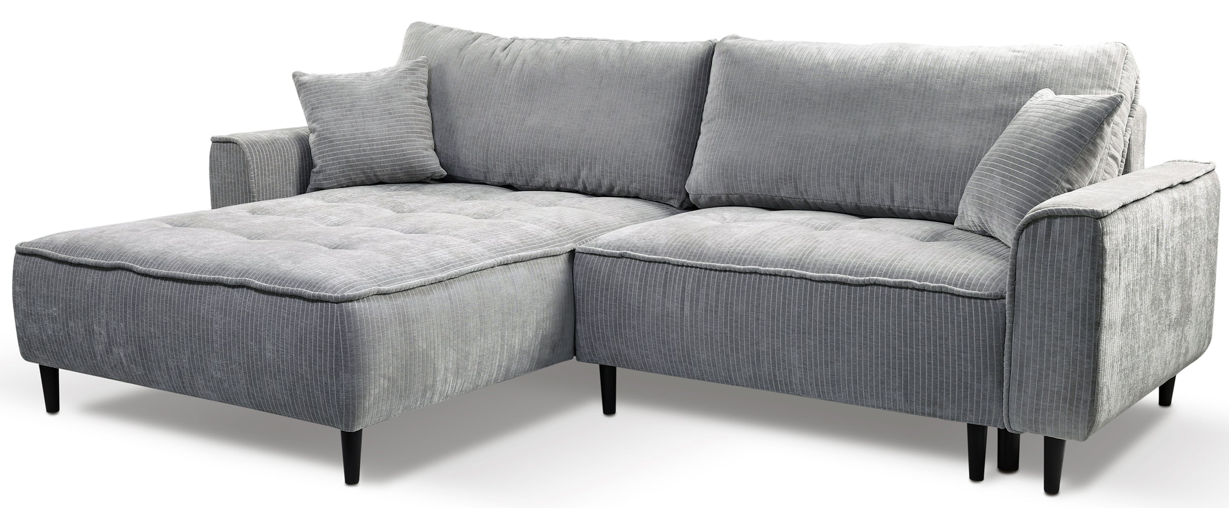 selsey-blues-ecksofa-mit-schlaffunktion-links-grauer-cord image 1