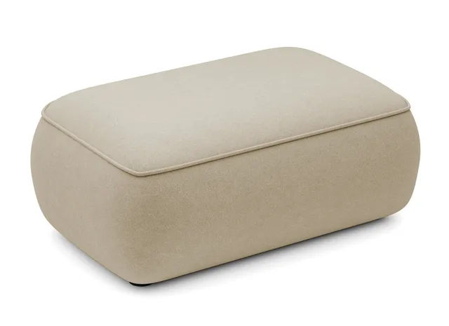 selsey-ovo-pouf-velours-beige-rund-leicht-zu-reinigen image 1