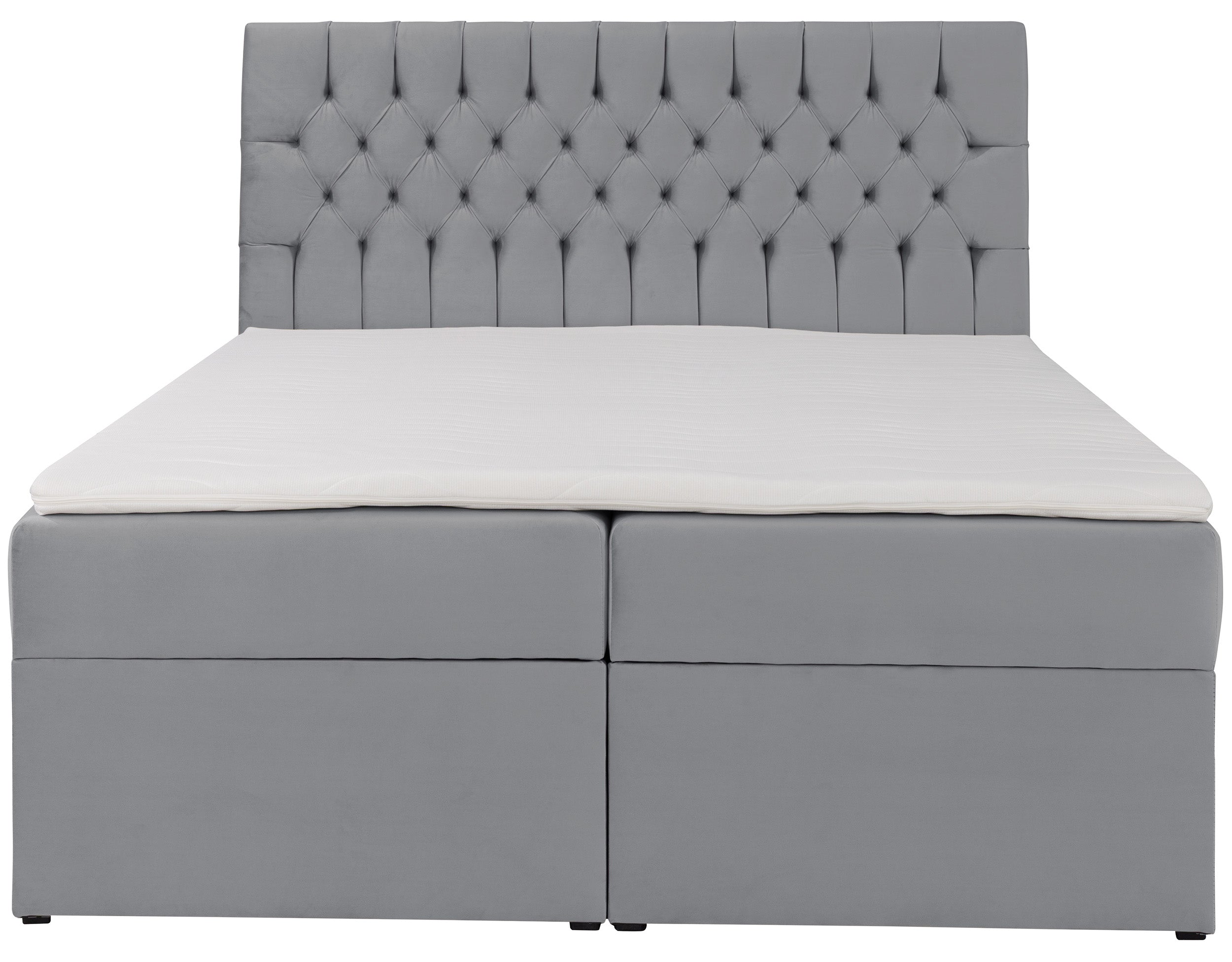 selsey-daissy-kontinentalbett-160x200-cm-mit-stauraum-und-topper-grauer-samt image 3