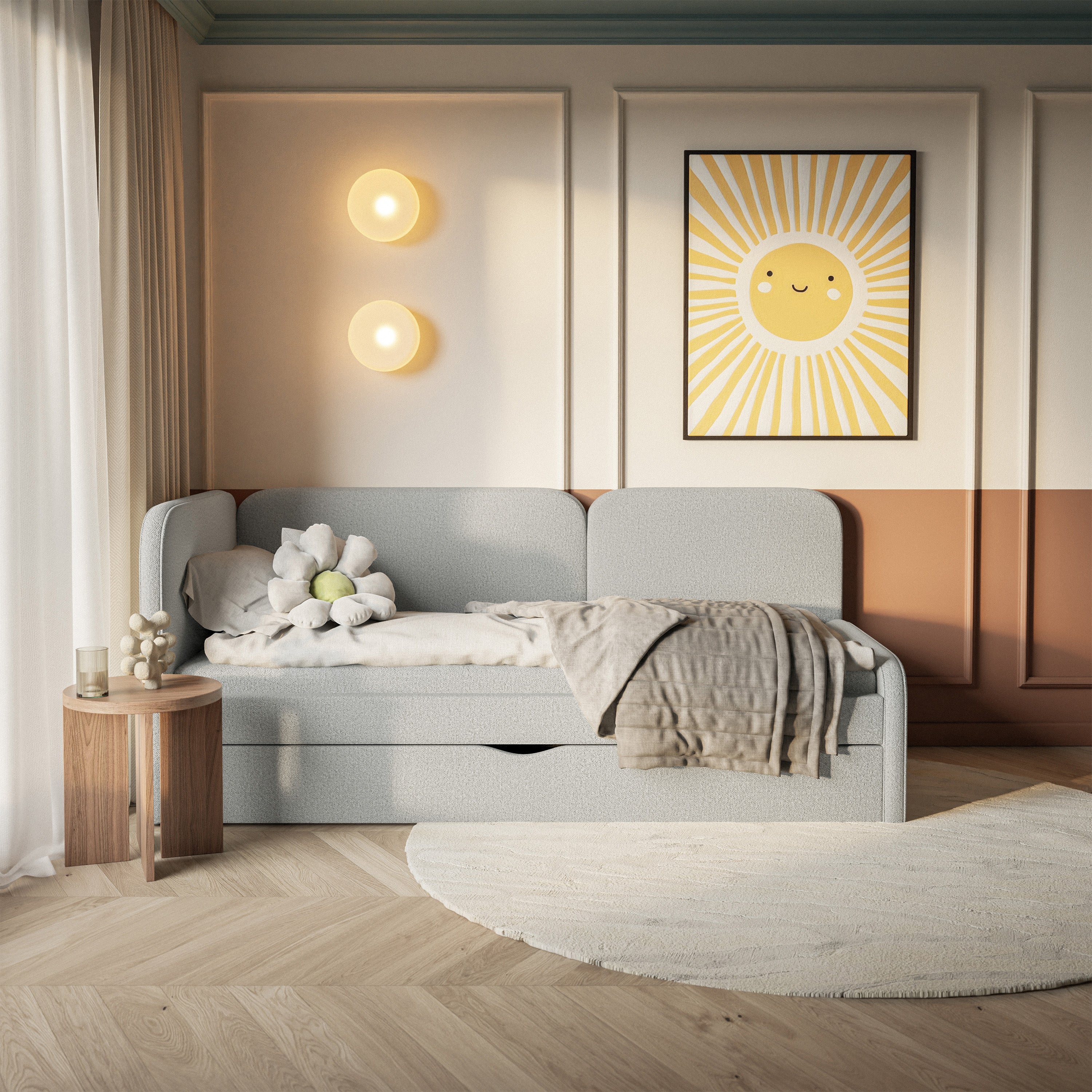 selsey-cuddy-jugendbett-90x200-cm-linksseitig-mit-matratze-und-stauraum-grau-bei image 3