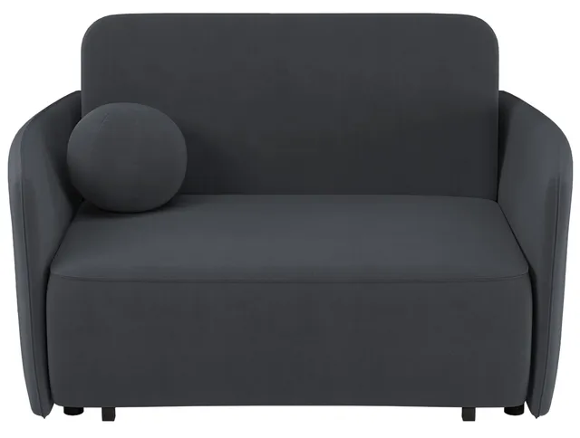 selsey-paxi-ausziehbares-zweisitzer-sofa-145-cm-mit-stauraum-dunkelgrauer-chenil image 1