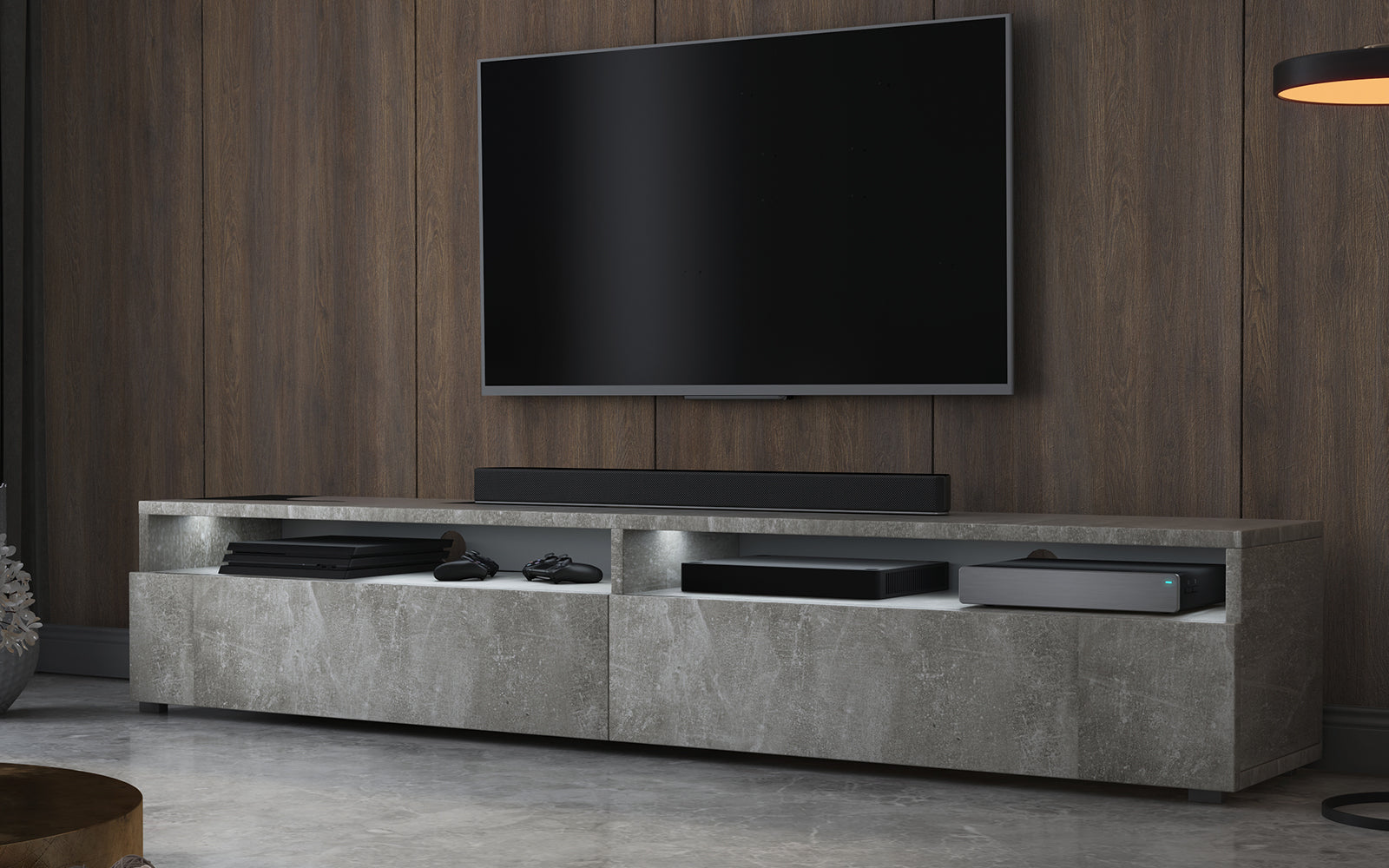 selsey-rednaw-tv-schrank-180-cm-beton-mit-beleuchtung image 3