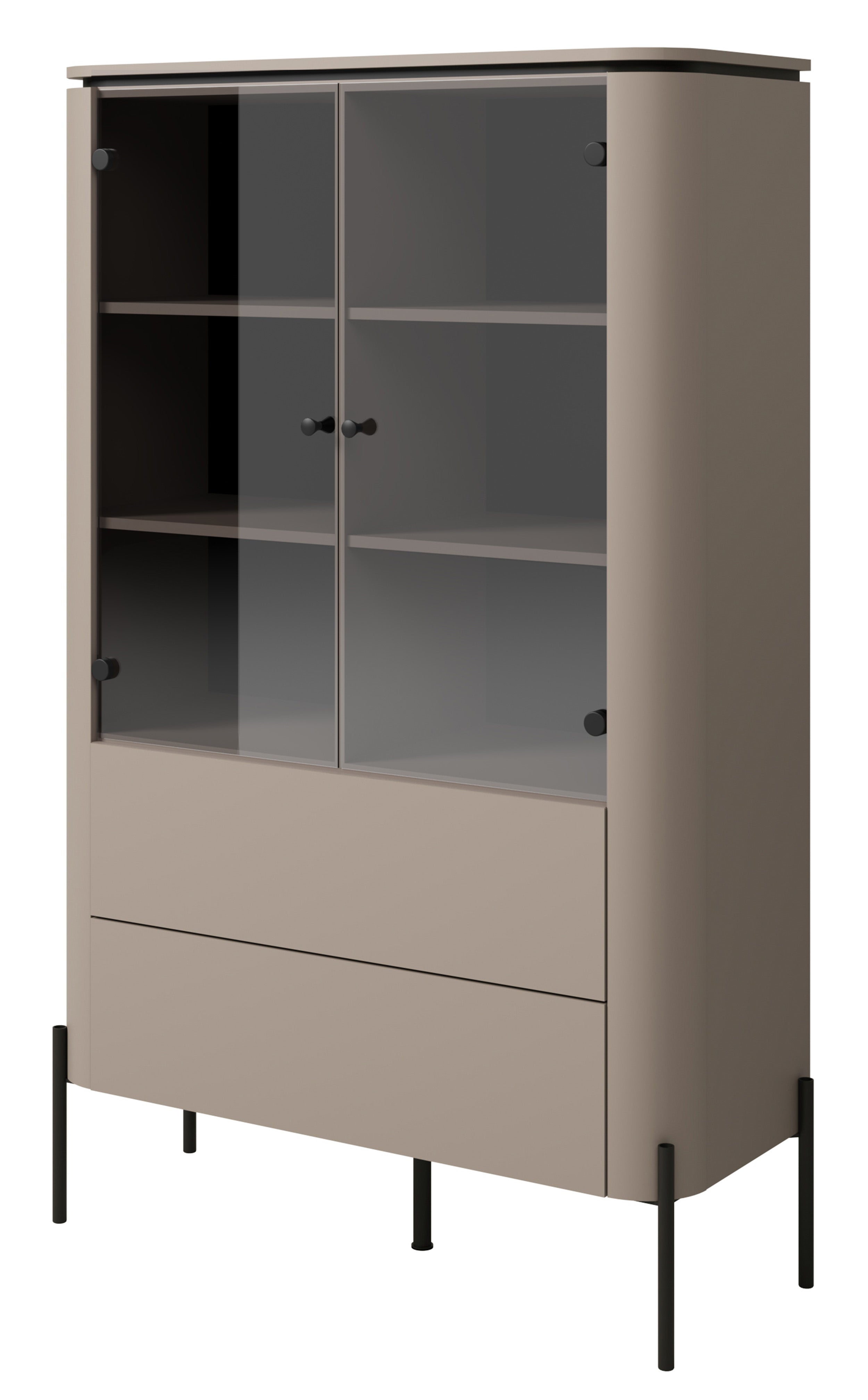 selsey-calderis-zweit-riger-vitrinenschrank-mit-zwei-schubladen-98-cm-congo image 8