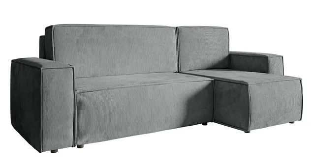 selsey-copertino-ecksofa-l-f-rmig-mit-schlaffunktion-und-stauraum-grauer-cord-un image 1