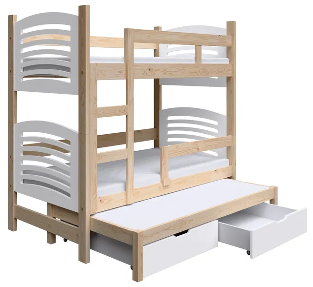 selsey-cami-etagenbett-75x180-cm-f-r-3-personen-mit-schubladen-kiefer-wei image 1