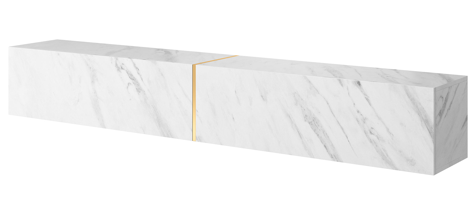 selsey-bisira-tv-schrank-200-cm-wei-er-marmor-mit-goldenem-einsatz image 5