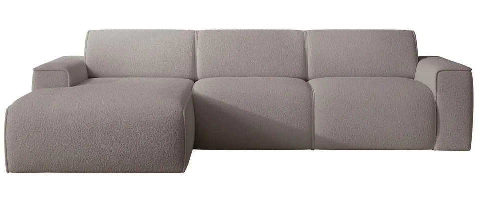 selsey-bouvi-ecksofa-l-f-rmig-linksseitig-grau-braun-boucl image 1