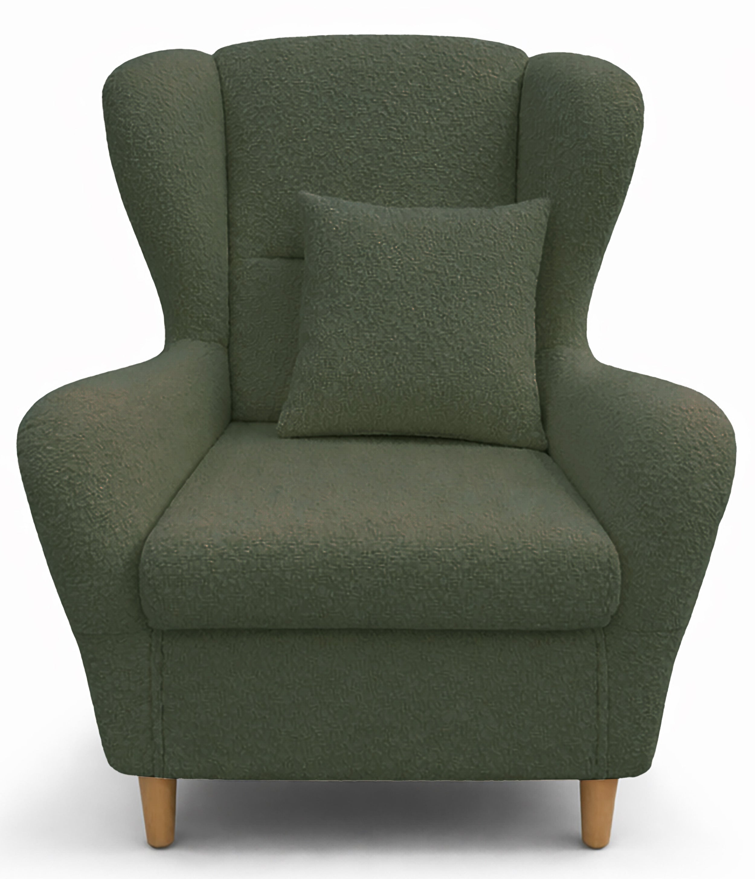 selsey-teddlo-ohrensessel-mit-fu-hocker-gr-ner-chenille-buchenbeine image 5