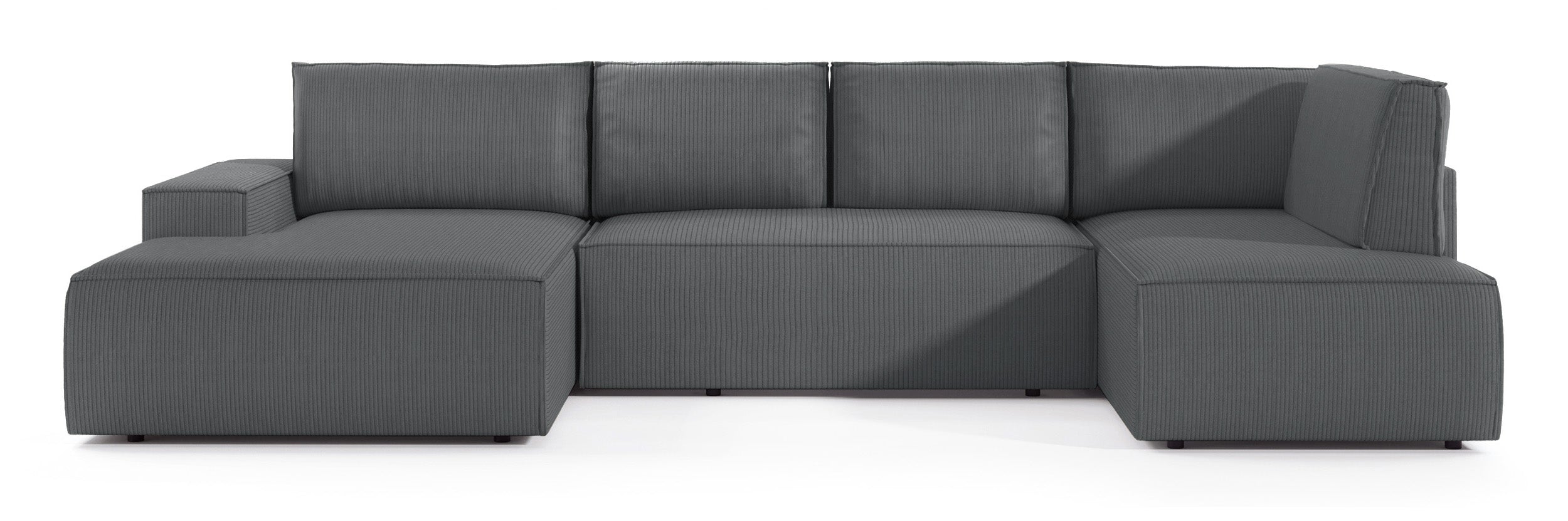 selsey-farese-new-ecksofa-mit-schlaffunktion-u-form-links-grau-cord-mit-stauraum image 1