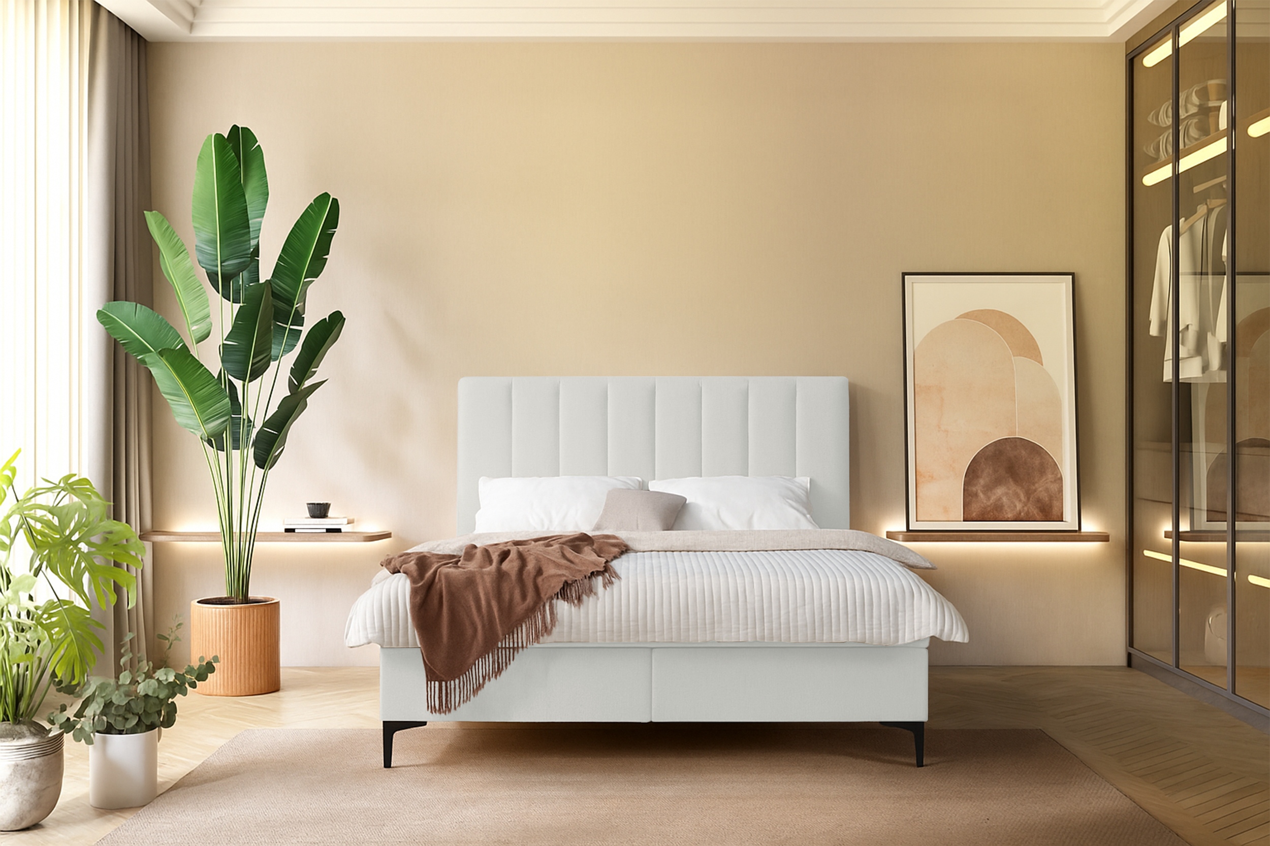 selsey-lorentes-kontinentalbett-180x200-cm-mit-stauraum-und-topper-cremefarbenes image 2