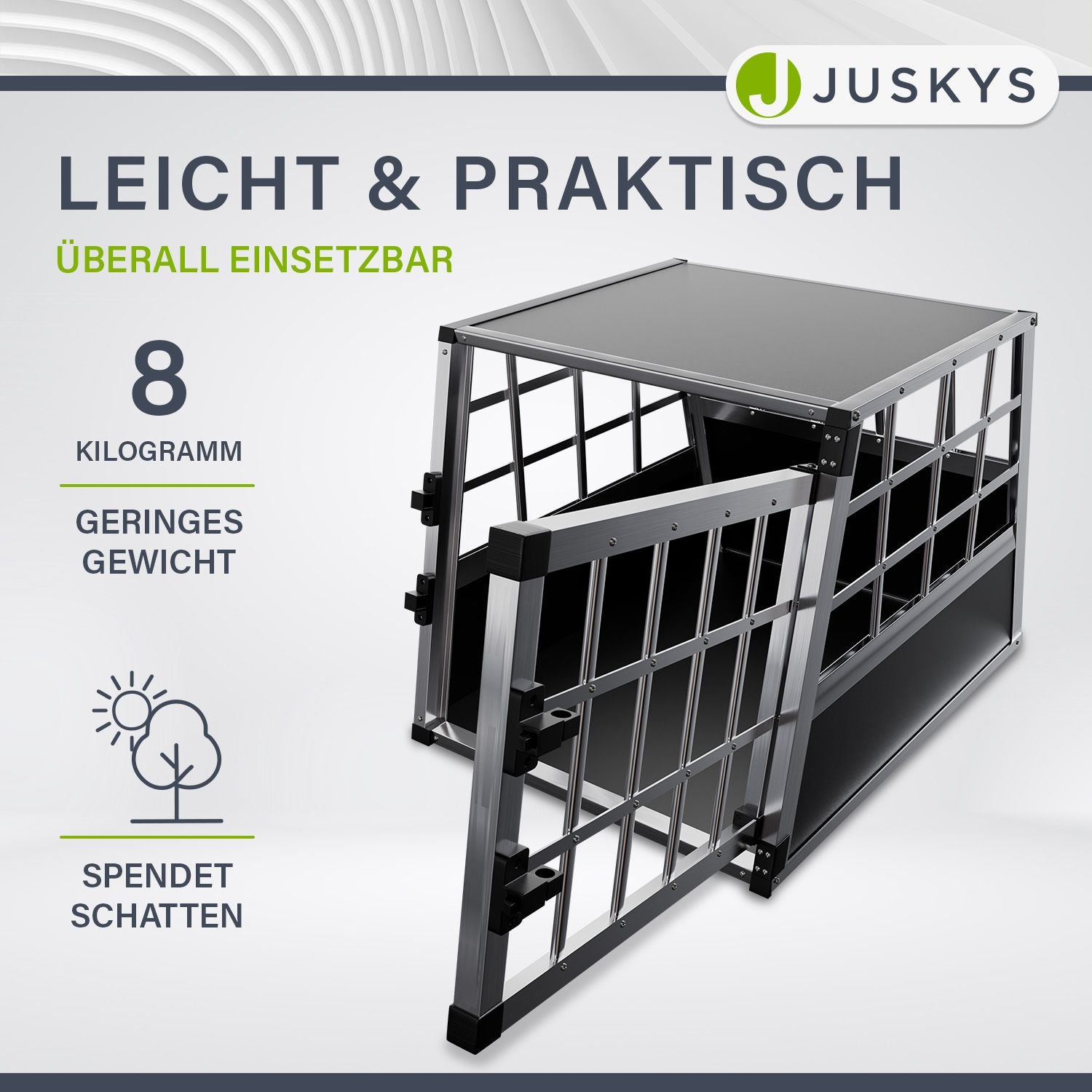 juskys-alu-hundetransportbox-m-hundebox-auto-f-r-kofferraum-und-r-cksitz image 5