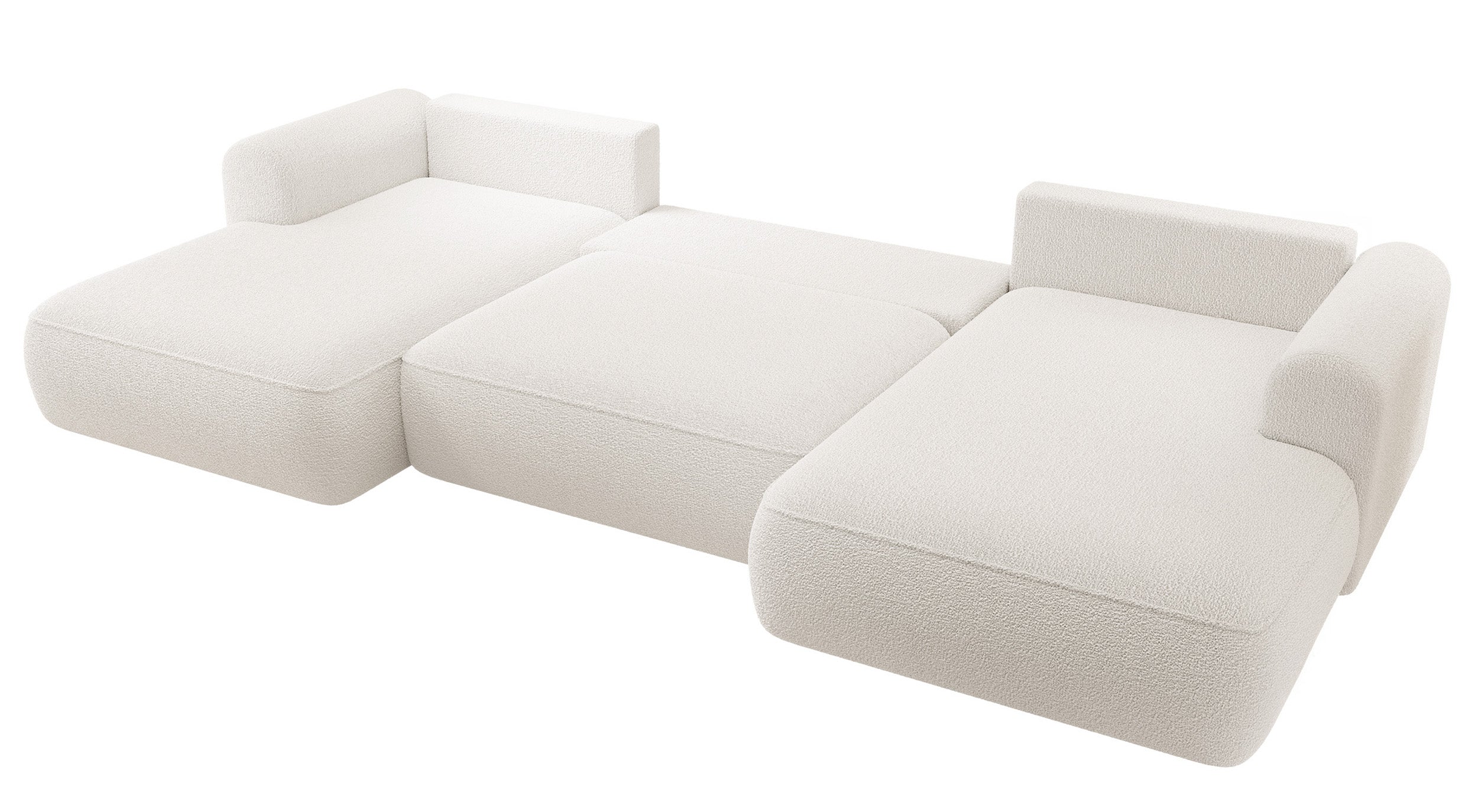 selsey-ovo-ecksofa-u-f-rmig-mit-schlaffunktion-und-stauraum-boucl-creme-universe image 4