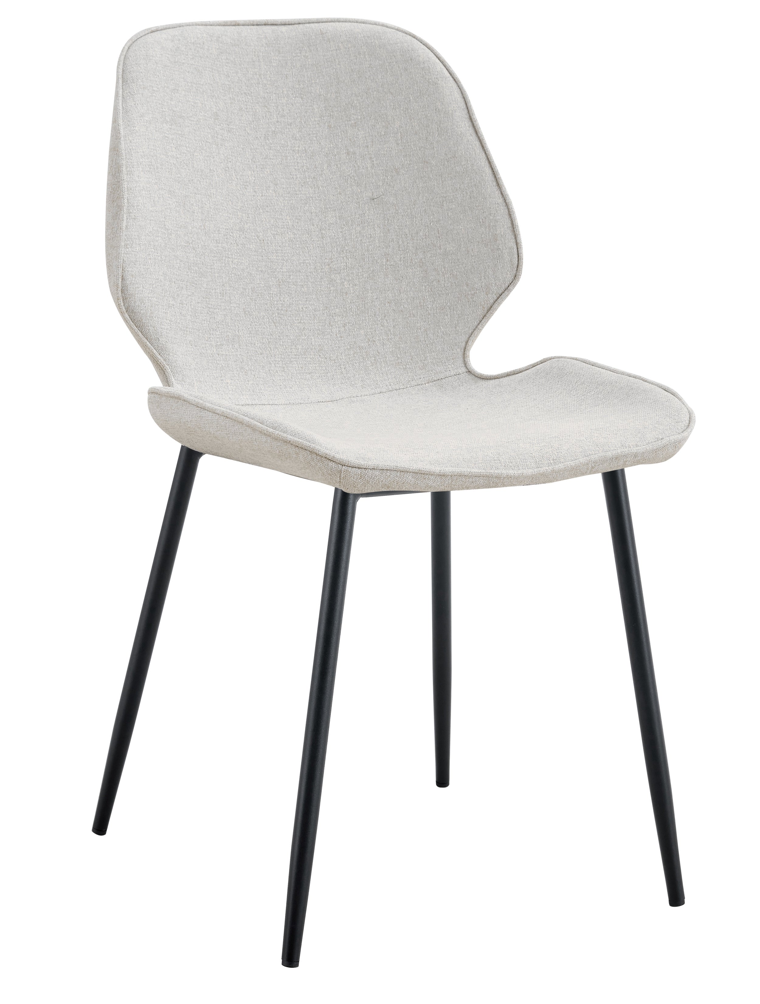 selsey-rablart-polsterstuhl-beige-chenille-schwarze-beine image 1