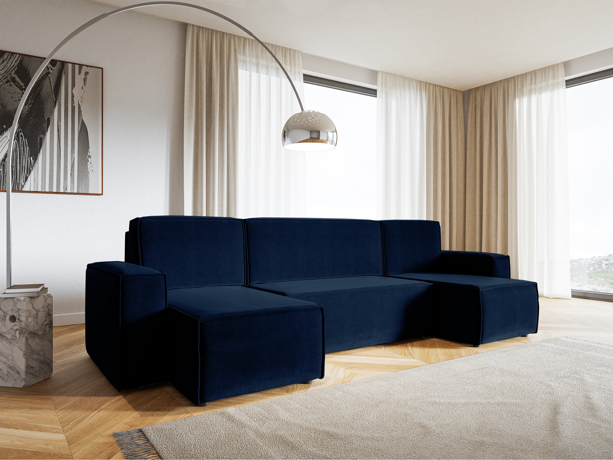 selsey-copertino-u-ecksofa-mit-schlaffunktion-und-stauraum-marineblau-hydrophobe image 3