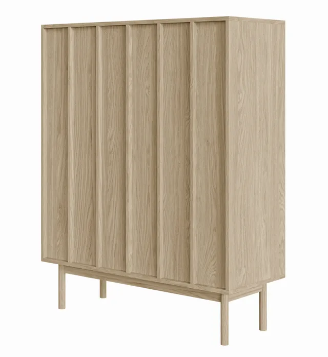 selsey-neksto-hoher-schrank-100-cm-ge-lte-eiche-mit-2-t-ren image 1