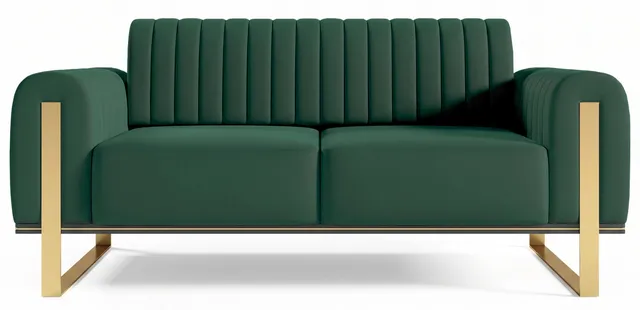 selsey-parissa-zweisitzer-sofa-gr-n-samt image 1