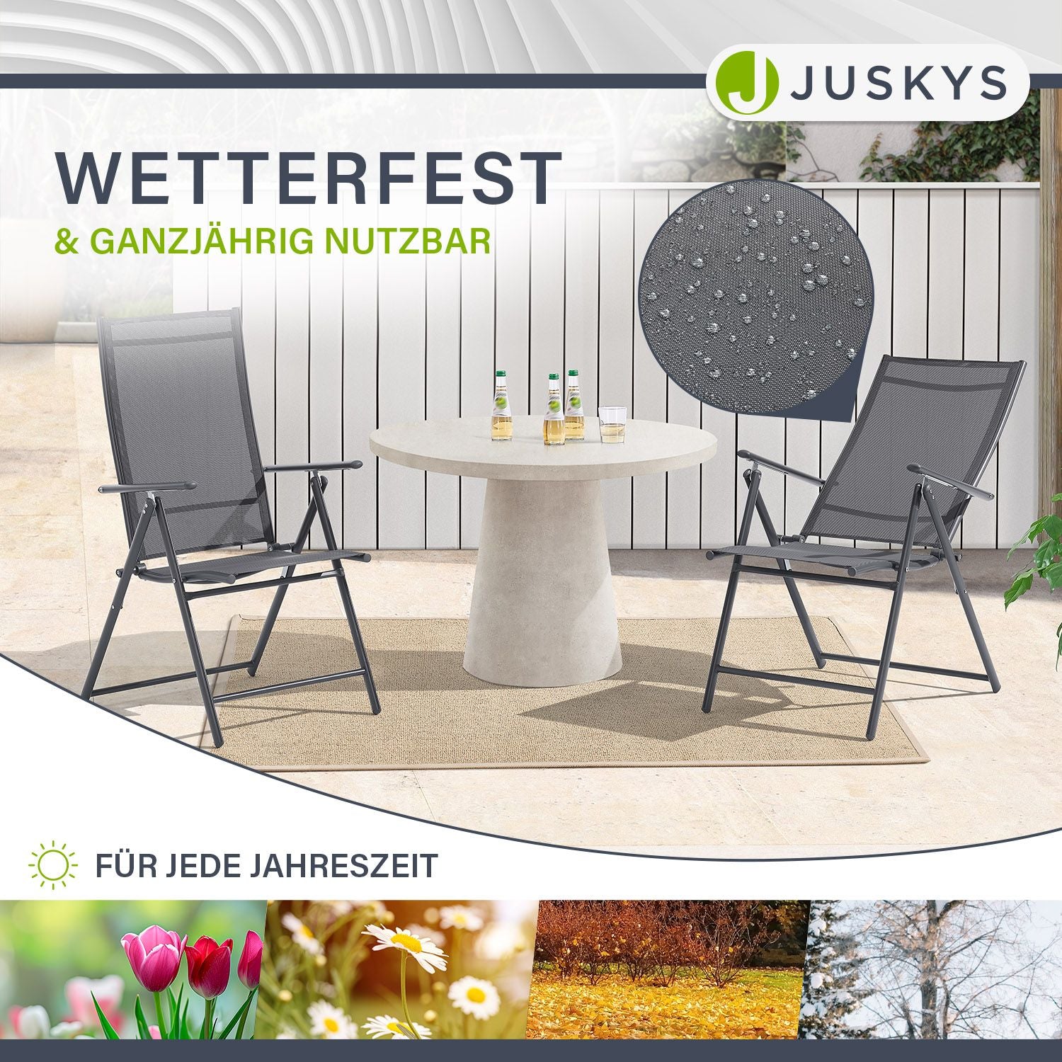 juskys-calena-gartenstuhl-klappbar-anthrazit-7-fach-verstellbar image 7
