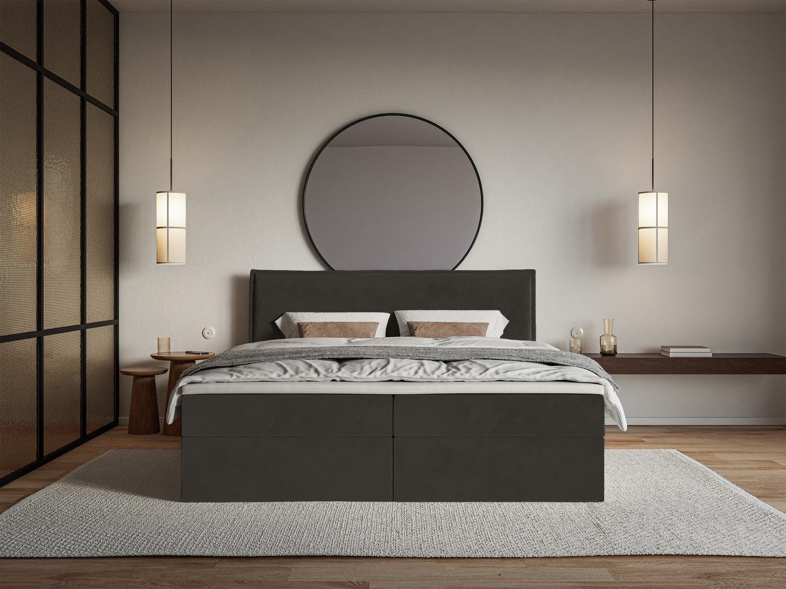 selsey-softie-kontinentalbett-140x200-cm-mit-stauraum-und-topper-dunkelgr-ner-sa image 3