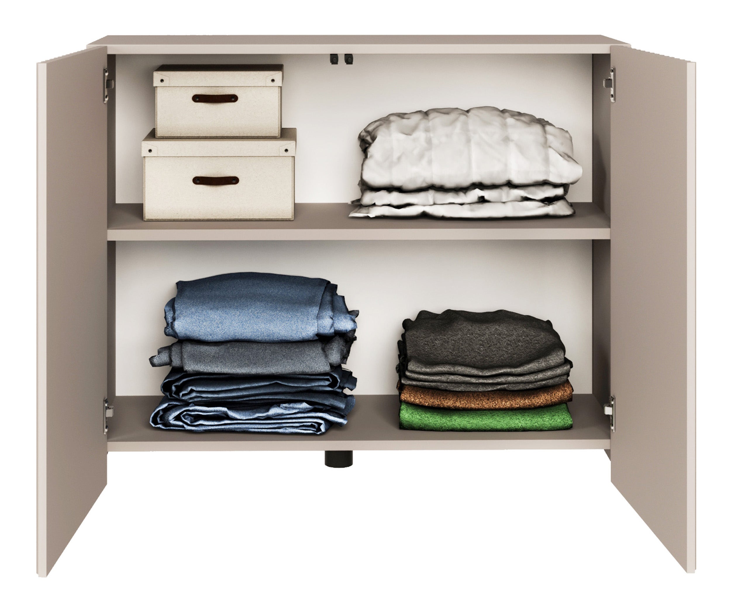 selsey-sunds-zweit-rige-kommode-100-cm-kaschmir-gerillte-fronten image 4
