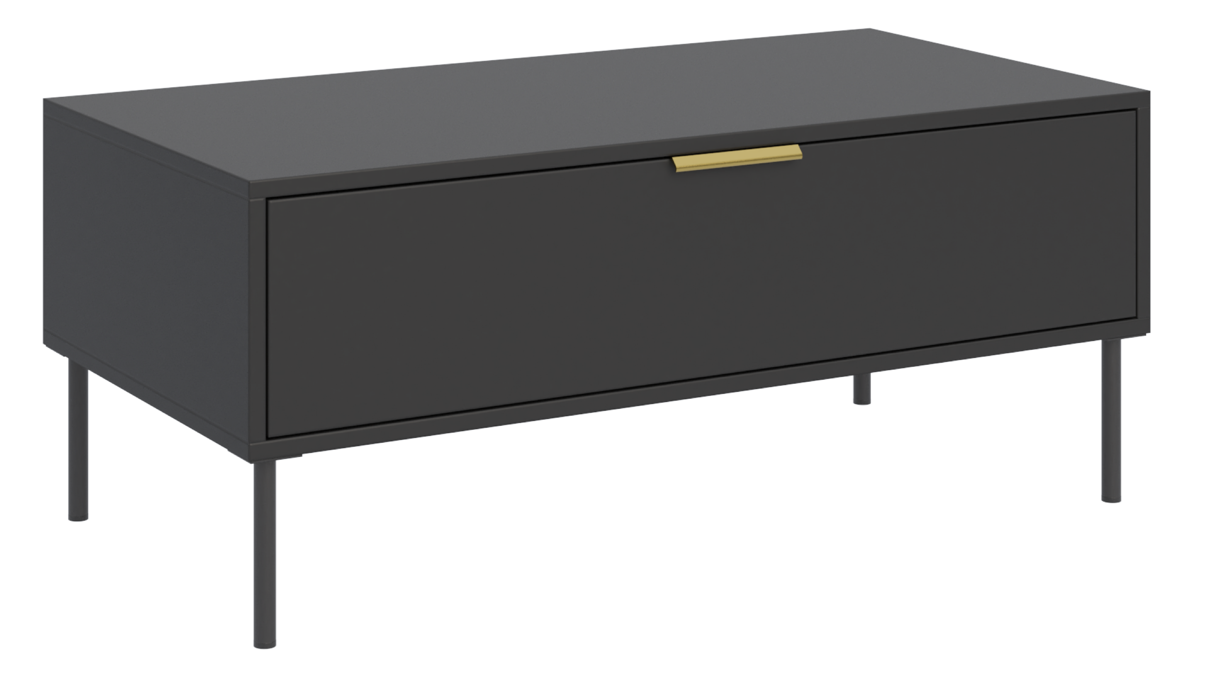 selsey-vena-couchtisch-100x50-cm-mit-schublade-schwarz image 1