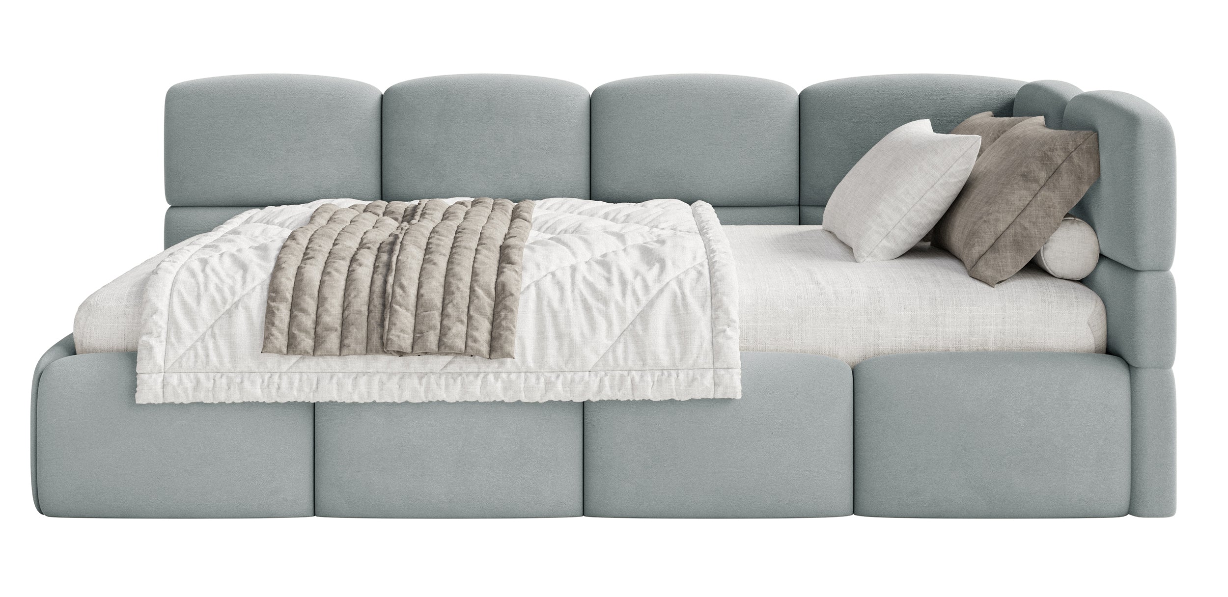 selsey-cloudy-jugendbett-120x200-cm-rechts-mit-stauraum-grauer-velours-2 image 5