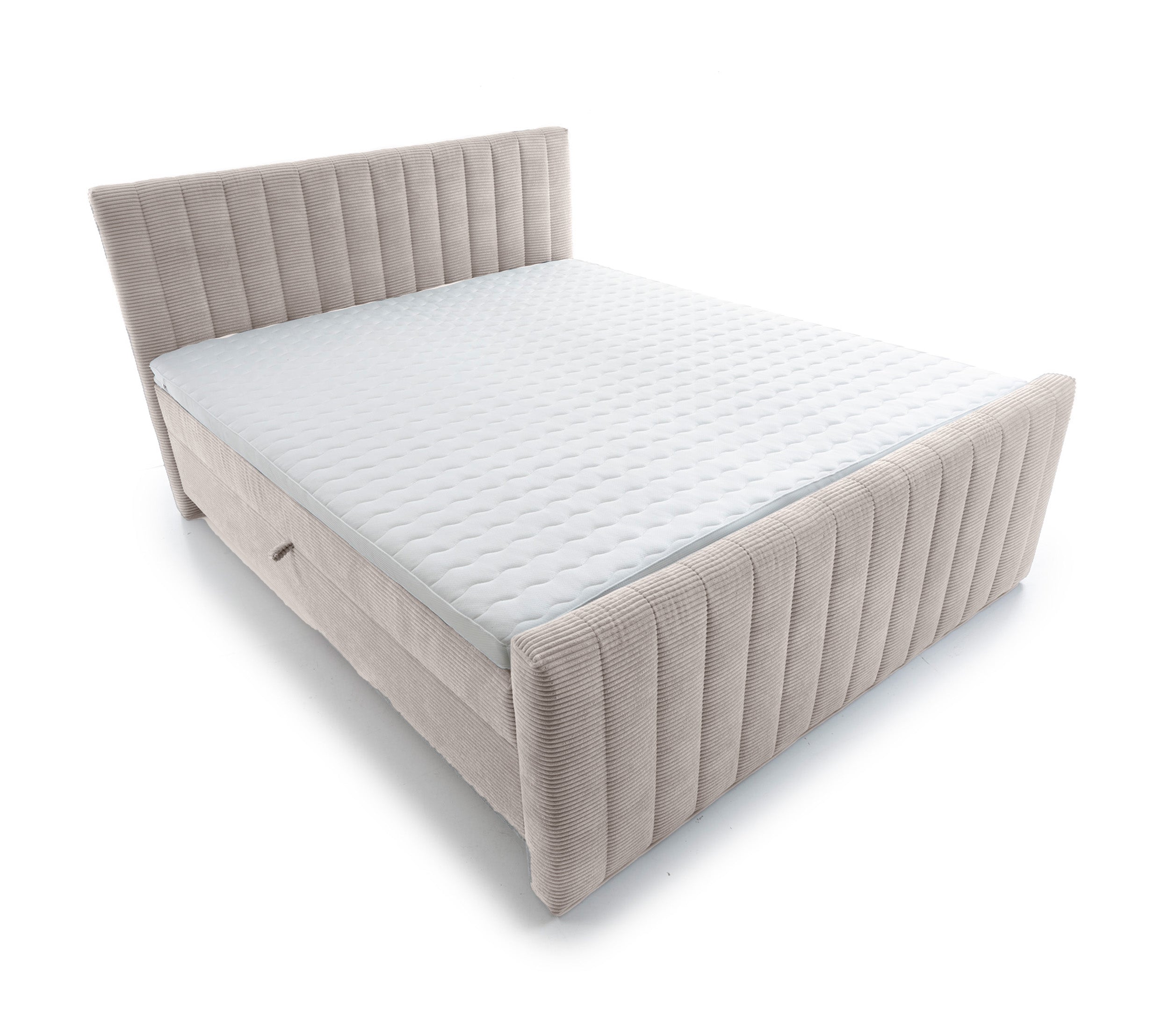 selsey-lullabino-kontinentales-bett-160x200-cm-mit-stauraum-und-topper-hellbeige image 5