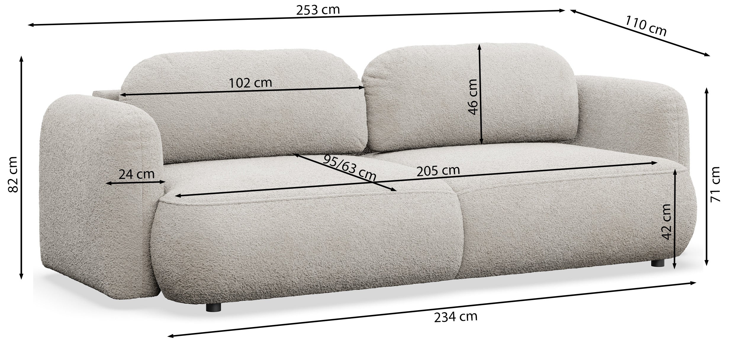 selsey-tvoya-3-sitzer-schlafsofa-ausklappbar-cremefarbene-chenille-dl-automatik image 7