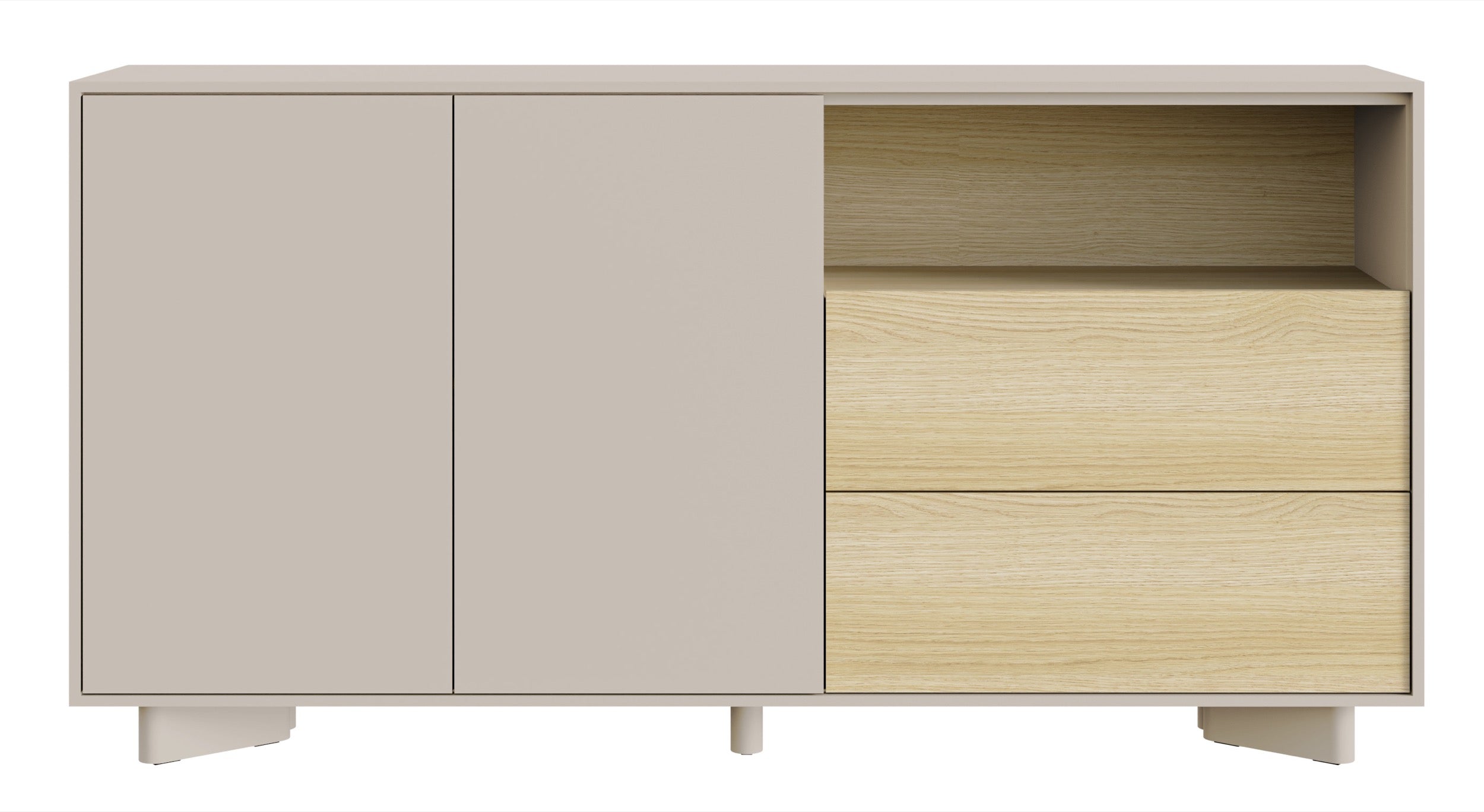 selsey-distria-zweit-rige-kommode-156-cm-kaschmir-vicenza-eiche-mit-schubladen image 4